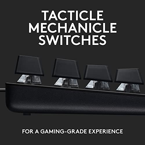 LOGITECH G413 SE FULL-SIZE MECHANICAL GAMING KEYBOARD 920-010433 - BLACK - Like New