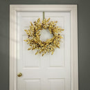 HGTV HOME COLLECTION UNLIT CHRISTMAS WREATH, GOLD - HGTDL87-X22690W-GOLD - Like New