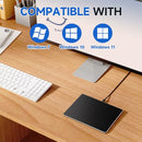 HOMIGUAR WIRED TRACKPAD - MULTI-GESTURE TOUCHPAD MOUSE FOR PC, LAPTOP - BLACK - Like New