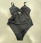 CUPSHE ONE PIECE SWIM SUIT - SIZE: WOMEN M - BLACK - Like New