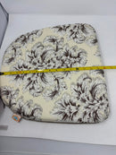 SIDELI CHAIR CUSHIONS NON SLIP JACQUARD CHENILLE 16”X16” - SET OF 2 - BROWN - Like New