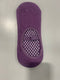 GENERIC NON-SLIP GRIP PURPLE YOGA SOCKS, 1 PAIR - PURPLE - Like New