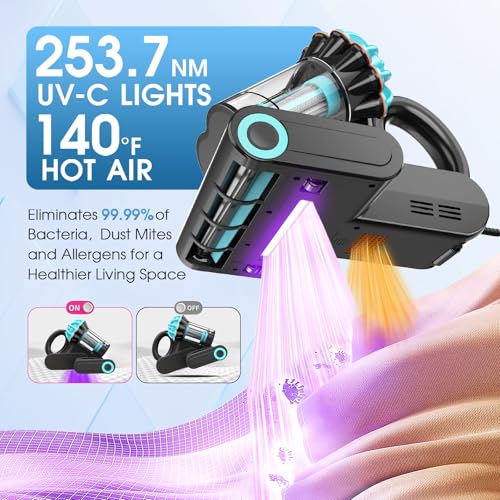 BELIFE M8 MATTRESS VACUUM CLEANER - BLUE - Like New