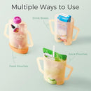 MOMCOZY BABY POUCH HOLDER NO SQUEEZE - GREEN/ORANGE - Like New