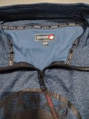 CANADA WEATHER GEAR MEN'S 1/4 ZIP BIRDSEYE SWEATER - SIZE: MEN XL - BLUE - Brand New