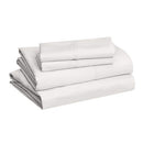 AMAZON BASICS 4 PIECE DELUXE MICROFIBER BED SHEETS QUEEN SIZE, SOLID - CREAM - Brand New