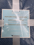 SIMPLI-MAGIC POPCORN TOWEL COLLECTION BATH TOWEL SET OF 4 27X54 - BLUE - Like New