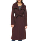 352SW430 COLE HAAN WOMEN'S LONG SLEEVE FORMAL SLICK WOOL COAT_SIZE 10_BGRD - Like New