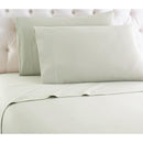 SHAVEL HOME PRODUCTS MICRO FLANNEL SOLID SHEET SET KING - MORNING MIST - Like New