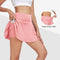 GGOV WOMENS FLOWY TENNIS GOLF SKIRTS BUILT IN SHORTS SIZE: WOMEN M - FADED PINK - Brand New