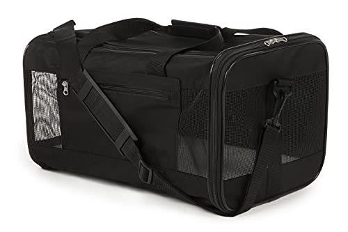 52000 TRUSTYPUP EASY EXPLORER TRAVEL PET CARRIER MEDIUM - BLACK - Like New
