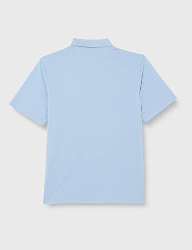 AMAZON ESSENTIAL GOLF POLO SHIRT QUICK DRY SHORT SLEEVE - X-LARGE - LIGHT BLUE - Brand New