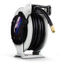 ALPHA WORKS FUEL HOSE REEL RETRACTABLE ELITE 3/4" INCH X 65' FEET - BLACK/GREY - Like New