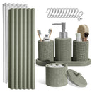 CLARA CLARK SAGE GREEN BATHROOM SET - 19PC ACCESSOR USER-CREATED CONTENT - Like New