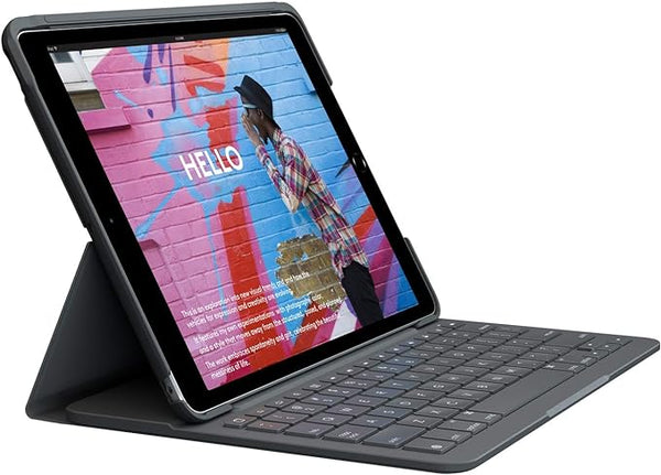 Logitech iPad 7/8/9 Gen Keyboard Case Slim Folio Wireless - Scratch & Dent