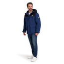 OMRB1716 REEBOK MEN'S INSULATED SOFTSHELL WINTER JACKET SIZE X-LARGE - DENIM - Like New