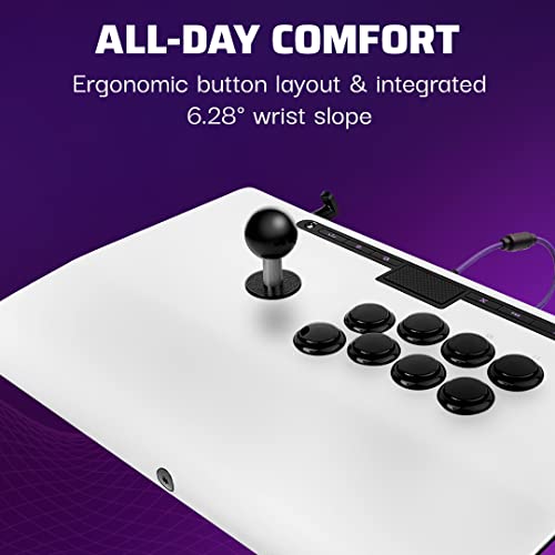 VIC    VICTRIX PRO FS PLAYSTION ESPORTS FIGHT STICK PS4 PS5 PC WHITE - Like New
