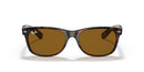 RAY BAN RAY-BAN NEW WAYFARER SQUARE SUNGLASSES LIGHT HAVANA/B-15 BROWN SIZE 58 - Like New