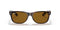 RAY BAN RAY-BAN NEW WAYFARER SQUARE SUNGLASSES LIGHT HAVANA/B-15 BROWN SIZE 58 - Like New