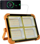 GENERIC SOLAR LED LIGHT 1000W, PRIVATE STREET LAMP WITHOUT ELECTRICITY - ORANGE - Like New