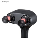 Naipo Handheld Dual-node Percussion Massager with Replaceable Attachments Black - Like New