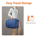 Amazon Basics Travel Backpack, Carry-On with 40L Expandable Storage - Navy - Like New