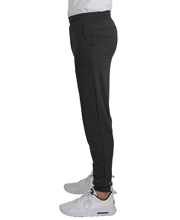 BLUE ICE MEN'S MOISTURE WICKING PERFORMANCE CLASSIC JOGGER SWEATPANTS -S - BLACK - Brand New
