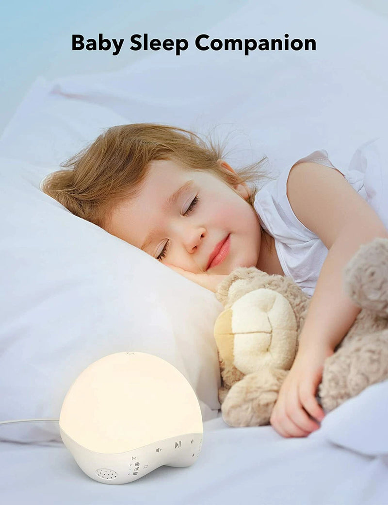 TAOTRONICS SOUND MACHINE WITH NIGHT LIGHT 25 NON-LOOPING SOUNDS FOR SLEEPING APP - Like New