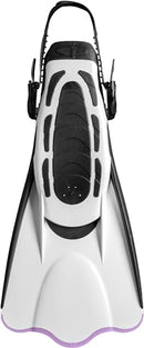 CRESSI Palau SAF + Net Bag, White/Lilac, XS/S - Brand New