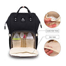Hafmall Diaper Bag Backpack Multifunctional Stroller Hooks - Black - Brand New