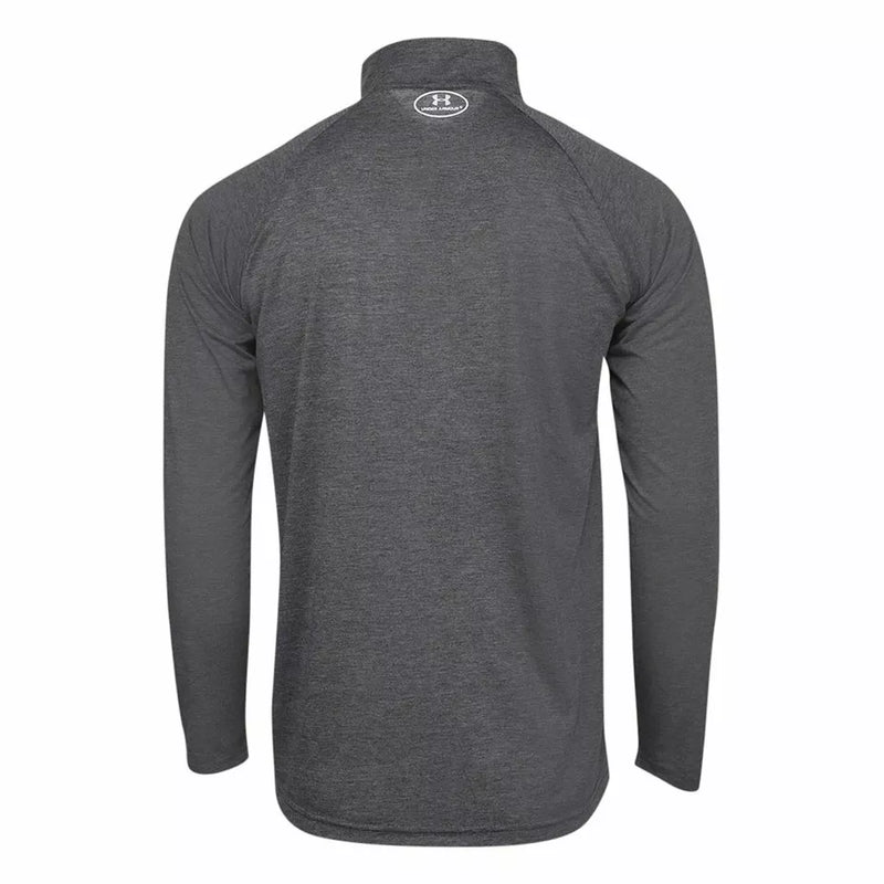 UNDER ARMOUR 1/2 ZIP TECH MUSCLE PULLOVER LONG SLEEVE, SIZE: MEN 2XL - DARK GRAY - Brand New