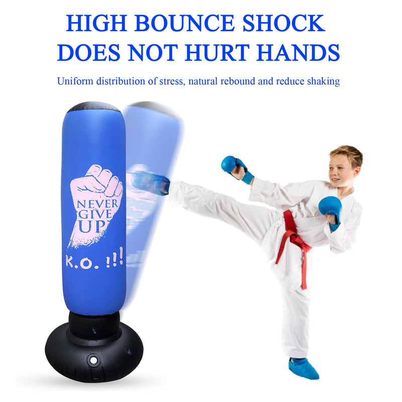 GREESUIT 65 INCH PUNCHING BAG FOR KIDS - BLUE - Like New