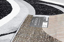 McKenzie Gray/White/Black Area Rug - Brand New