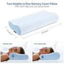 YLEKTO CERVICAL PILLOW FOR NECK PAIN RELIEF, CONTOUR MEMORY FOAM PILLOWS - Like New