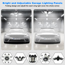 POLARPRA GARAGE LIGHT - 40000LM SUPER BRIGHT LED, 200W, 2-PACK, 6500K - BLACK - Like New
