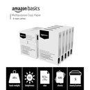 Amazon Basics Copy Printer Paper 20 lb 8.5 x 11" 5 Reams (2,500 Sheets) White - Brand New