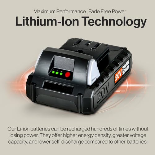 SuperHandy 2Ah 20V DC 36 Watt Hour Lithium Ion Rechargeable Battery GUT051 Like New