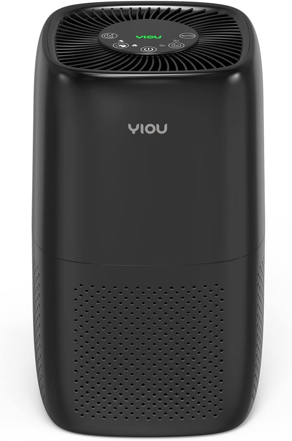 YIOU Air Purifiers Home Large Room Up to 547ft Smart HY3800 - Shiny Black Like New