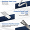 Metal Garden Hose - 50FT Heavy Duty Stainless Steel Water Hose with 8-Mode Spray - Brand New