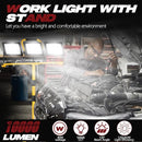 DNTGR 22000 Lumen Work Lights with Stand, 3 Adjustable Head LED Work Light - Like New