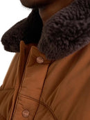 112376163 Wrangler x Stranger Things Hopper Coat, Brown, Large - Like New