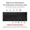 Das Keyboard X50Q Programmable RGB Mechanical Keyboard DKGKX50P0GZS0USX - Black - Like New
