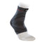 MCDAVID ANKLE COMPRESSION KNIT SLEEVE W/ GEL BUTRESSES, SMALL/MEDIUM - BLACK - Like New