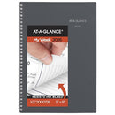 AT-A-GLANCE 2026 Planner, Weekly & Monthly, 5" x 8", Small, DayMinder, Gray - Brand New