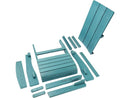 QOMOTOP FOLDABLE ADIRONDACK CHAIR - BLUE - Like New