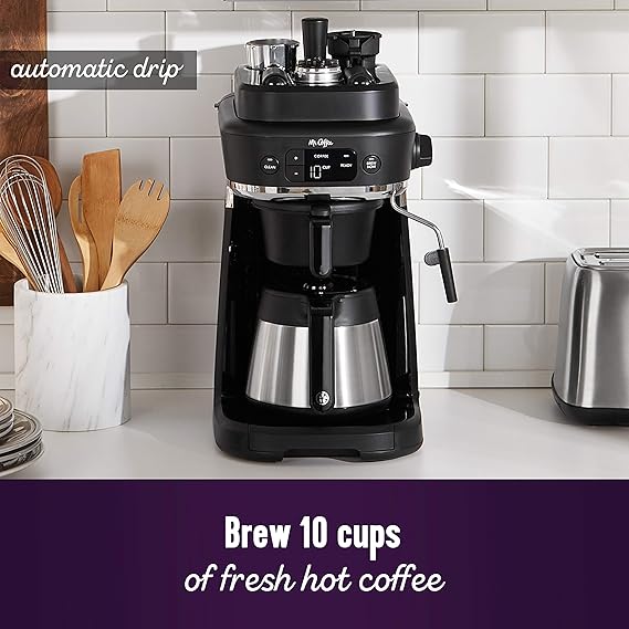 Mr. Coffee All-in-One 10-Cup Thermal Carafe Coffee Maker 2099786 - Black Like New