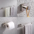 KES 4-Piece Bathroom Accessory Set RUSTPROOF Towel Bar Hook - B075C9976J - NEW - Brand New