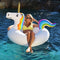 GOFLOATS UNICORN POOL FLOAT PARTY TUBE OFFICIAL PRODUCT - UNISORN - WHITE - Brand New