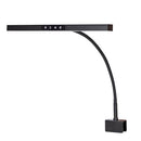 CIVHOM PIANO LAMP WITH 3 COLOR MODES, ADJUSTABLE HEIGHT & DIRECTION - BLACK - Like New