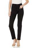 188830016 LEVI'S Women's 724 High Rise Straight Jeans SOFT BLACK 29X32 - Brand New